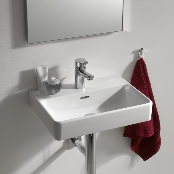 LAUFEN Handwaschbecken LAUFEN Pro S 450x340, weiß mit LCC, 81596.1, 8159614001421