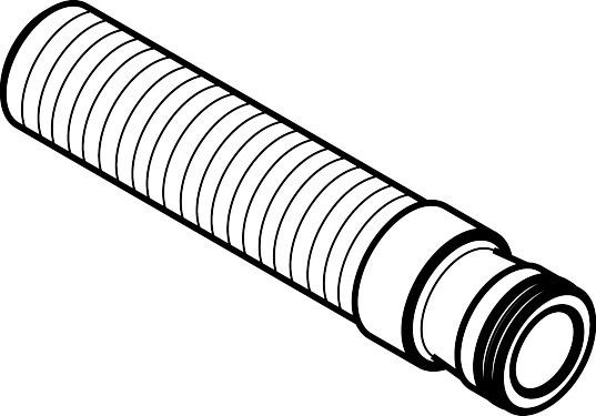 Hansgrohe Stutzen Axor für 3-Loch Wandarmatur G 1/2 mit O-Ring, 97228000