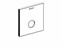 Schell Frontplatte SC-V Schell Frontplatte SC-V Edelstahl 180x180mm für Wandeinbau-Dusche