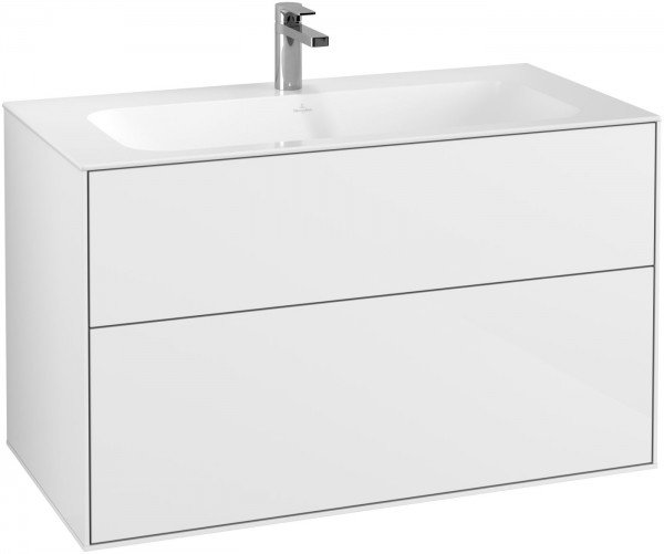 Villeroy & Boch Waschtischunterschrank Finion G02 996x591x498mm mit Wandbeleuchtung , G02000GF