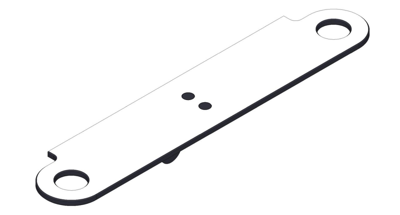 Giese Slimbord mit Halter für Rasierer schwarz matt mit Schichtstoff (HPL) in weiss, 30960-14 30960-14
