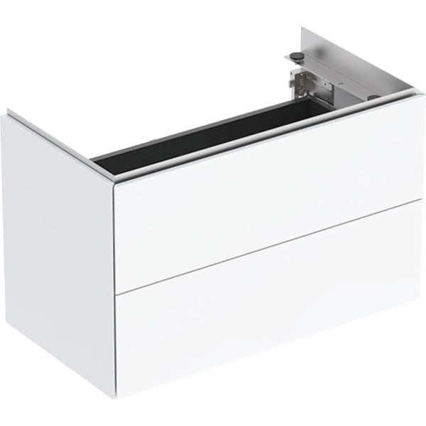 Geberit ONE Unterschrank für Waschtisch m. 2 Schubladen, 74,4x46,5x39,6cm, weiß, 500381011