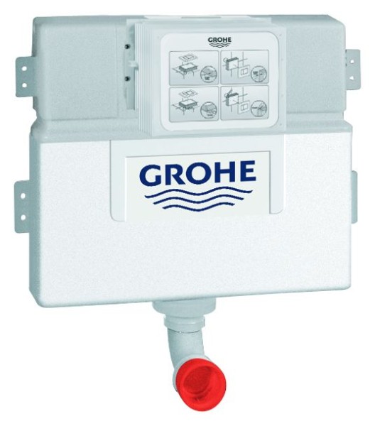 Grohe WC-Wandeinbau-Spülkasten 38422, 0,82 m Bauhöhe Spülmenge 6 - 9 Liter