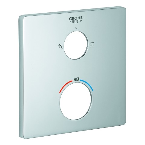 GROHE Rosette 49078 für Thermostat-Fertigmontagesets chrom, 49078000