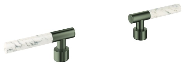 GROHE Hebelgriffe Atrio Private C. 48458 White Attica Caesarstone satin graphite, 48458MG0