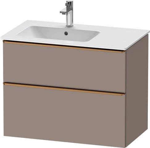 Duravit D-Neo Waschtischunterbau wandhängend Basalt Matt 810x462x625 mm - DE4366004430000