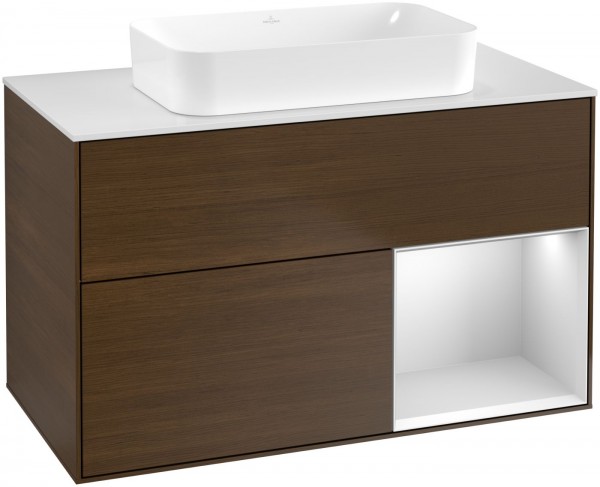 Villeroy & Boch Waschtischunterschrank Finion G66 1000x603x501mm Wandbel WT mit., G661MTGN