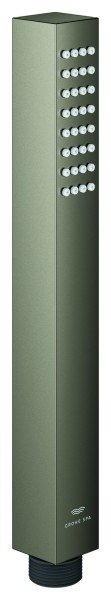 GROHE Handbrause Rainshower Aqua Cube Stick 26885 1 Strahl 9,5 l/min satin graphite, 26885MG0