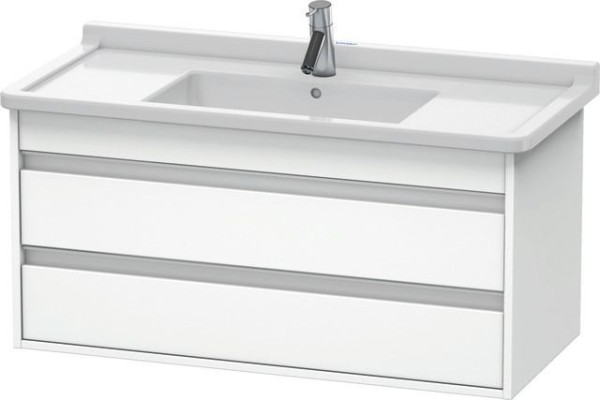 Duravit Ketho Waschtischunterbau wandhängend Weiß Matt 1000x455x480 mm - KT664501818