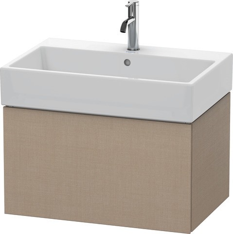Duravit L-Cube Waschtischunterbau wandhängend Leinen Matt 684x459x394 mm - LC617607575