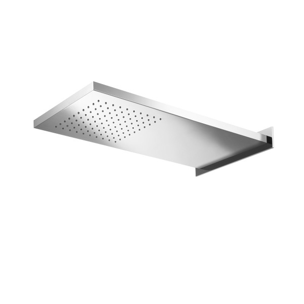 Herzbach spa Regenbrause 592x270 eckig poliert, Edelstahl poliert, 11.661400.2.01