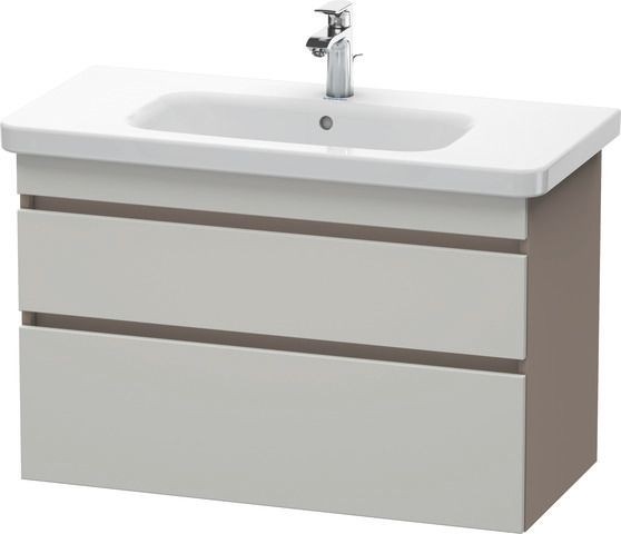 Duravit DuraStyle Waschtischunterbau wandhängend Betongrau & Basalt Matt 930x448x610 mm - DS64820074