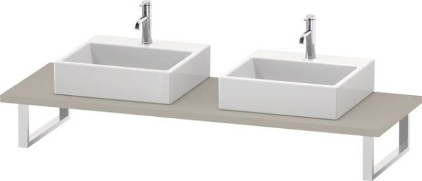 Duravit L-Cube Konsole Taupe Supermatt 800x550x30 mm - LC107C08383