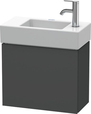 Duravit L-Cube Waschtischunterbau wandhängend Graphit Matt 480x240x400 mm - LC6246R4949