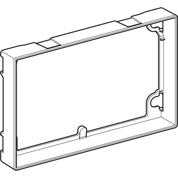 Geberit Ausgleichsrahmen flächenbündig , 243109001