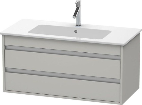 Duravit Ketho Waschtischunterbau wandhängend Betongrau Matt 1000x475x480 mm - KT643000707