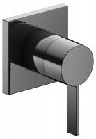 Keuco Einhebelmischer Keuco Einhebelmischer IXMO 59551, eckig, Schwarzchrom poliert, 59551129502