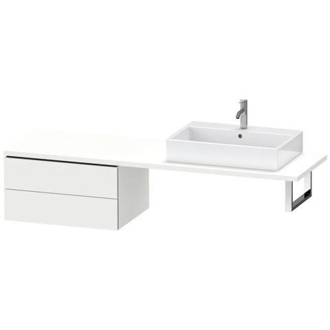 Duravit L-Cube Unterschrank für Konsole Weiß Supermatt 720x547x400 mm - LC585908484