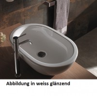 Globo Concept Globo Concept Aufsatzwaschtisch, B: 600, T: 400, H: 180 mm, ohne Hahnloch, weiss