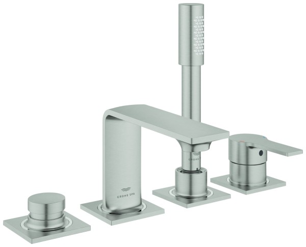 GROHE 4-Loch-Wannenarmatur Allure 19316_1 Oberbau supersteel, 19316DC1