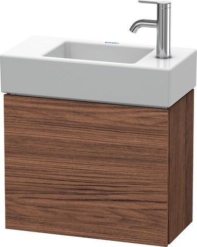 Duravit L-Cube Waschtischunterbau wandhängend Nussbaum dunkel Matt 480x240x400 mm - LC6246L2121