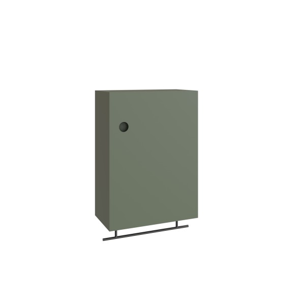 VitrA Plural Oberschrank mit Handtuchhalter mit 1 Tür 40 x 21 x 55 cm (BxTxH) Matt,80491