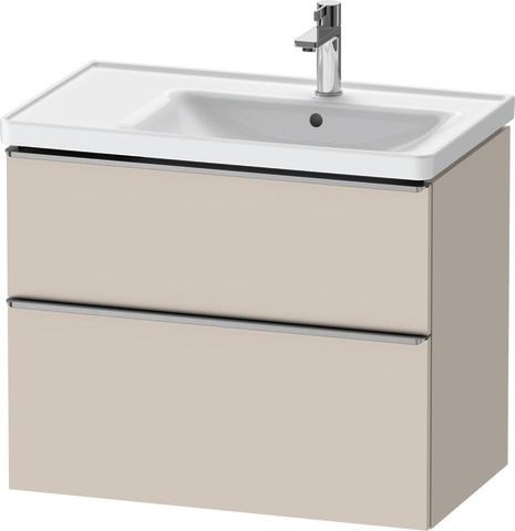 Duravit D-Neo Waschtischunterbau wandhängend Taupe Matt 784x452x625 mm - DE4358070910000