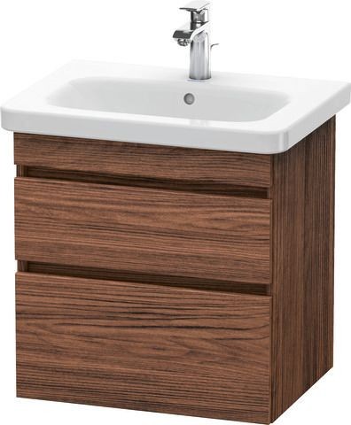 Duravit DuraStyle Waschtischunterbau wandhängend Nussbaum dunkel Matt 580x448x610 mm - DS648002121
