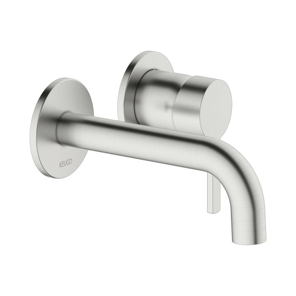 Keuco Einhebelmischer Unterputz Plan blue 53916 für Wandmontage Ausl. 165mm Edelst.-fin., 5391606020