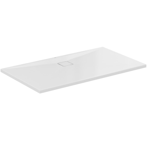 Ideal Standard Rechteck-Brausewanne Ultra Flat Evo 1400x800x35mm Weiß Alpin, T543501
