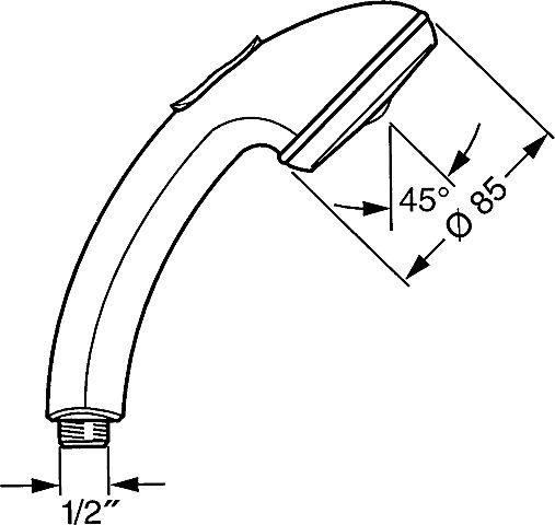 Hansa Seifenschale Hansaactivejet 0480 0100 verchromt, 04800100