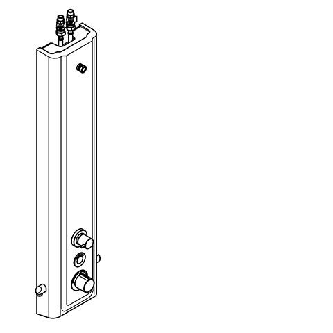 KWC Aquarotter DUPA, F5, elek., MIRANIT, Therm., Umst Kopf-Handbrause, für Batt./Netzteil, 203006297 2030062975