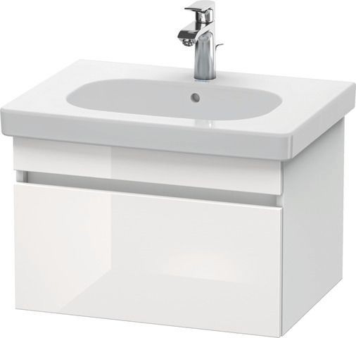 Duravit DuraStyle Waschtischunterbau wandhängend Weiß Hochglanz & Matt 600x453x398 mm - DS638302218
