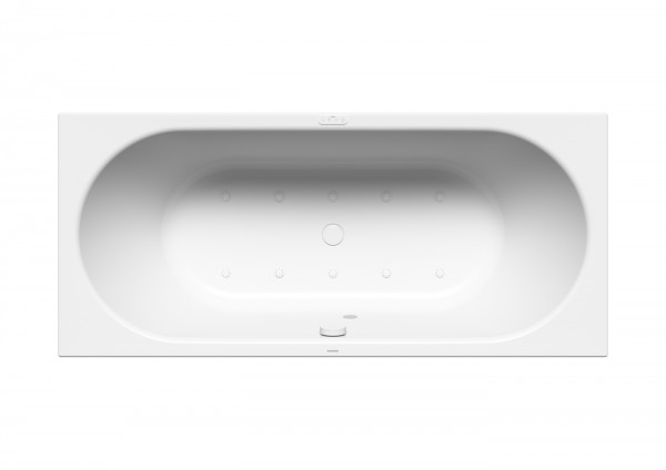 Kaldewei Badewanne CLASSIC DUO Mod.110 SOUL, 1800 x 800, alpinweiß,rechts,Sichtteile weiß