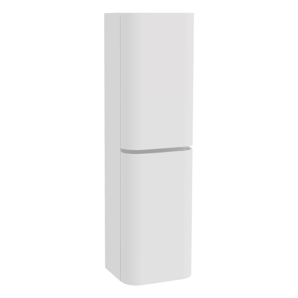 VitrA Glora Hochschrank mit 2 Türen Türanschlag links 45 x 39 x 160 cm (BxTxH) Weiß Matt,80407
