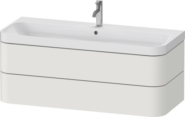 Duravit Happy D.2 Plus c-shaped Set wandhängend Nordic Weiß 1175x490x480 mm - HP4349O39390000