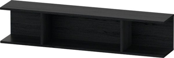 Duravit Ketho.2 Wandregal Eiche Schwarz Matt 800x150x170 mm - K21208016160000