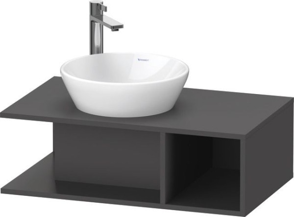 Duravit D-Neo Konsolenwaschtischunterbau wandhängend Graphit Matt 800x480x260 mm - DE491804949