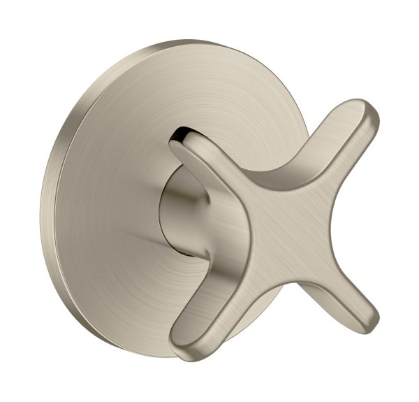 Hansgrohe Absperrventil Unterputz AXOR One mit Kreuzgriff brushed nickel, 48771820