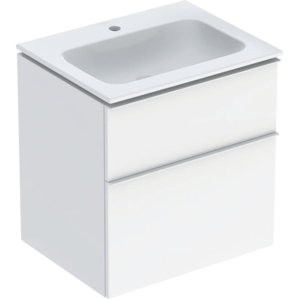 Geberit iCon Set Möbel-Waschtisch mit Unterschrank, 2 Schubladen