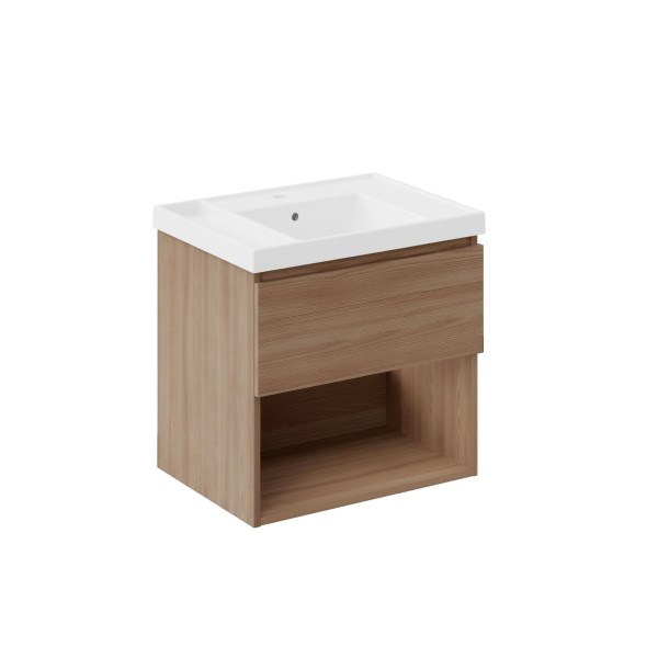 Cosmic Bbest 1 Schublade Und 1 Dekorativer Schrank mit Teckstone-Waschbecken, Wjb010p0601232