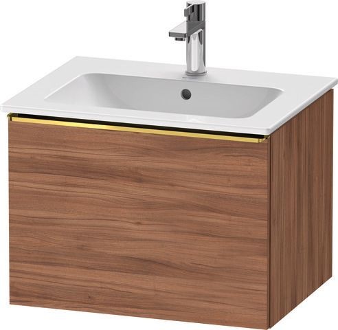 Duravit D-Neo Waschtischunterbau wandhängend Nussbaum Matt 610x462x440 mm - DE4261034790000