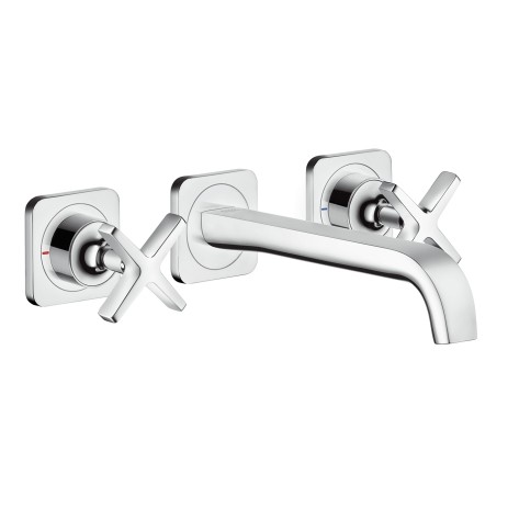 Hansgrohe 3-L.Waschtischarmatur Axor Citterio E Fertigset Wandmontage chrom, 36107000 , 36107000