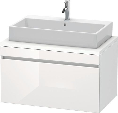 Duravit DuraStyle Konsolenwaschtischunterbau wandhängend Weiß Hochglanz & Matt 900x548x512 mm - DS53
