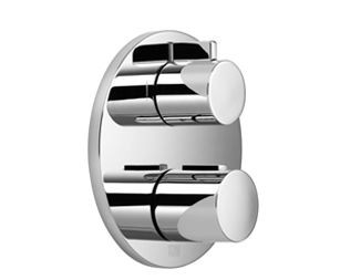 Dornbracht UP-Thermostat mit Zweiwege-Mengenregulierung SERIENSPEZIFISCH 36426970 chr gebürstet