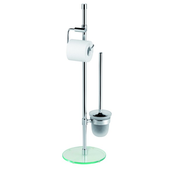 Avenarius Design-Ständer WC, mit Glasfuß, Serie Univ.
