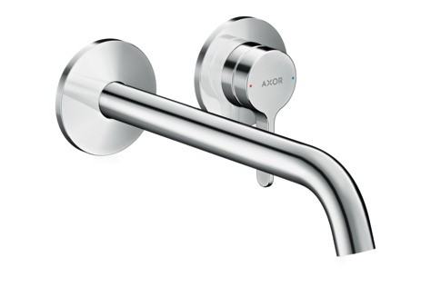 Hansgrohe Waschtischmischer Unterputz Axor One Fertigset mit Hebelgriff chrom, 48120000