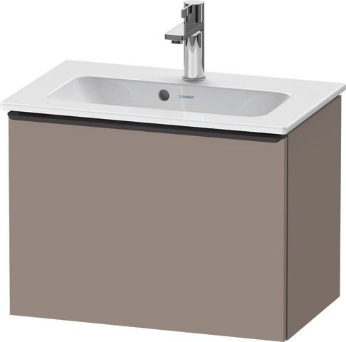 Duravit D-Neo Waschtischunterbau wandhängend Basalt Matt 610x372x440 mm - DE42680BD430000