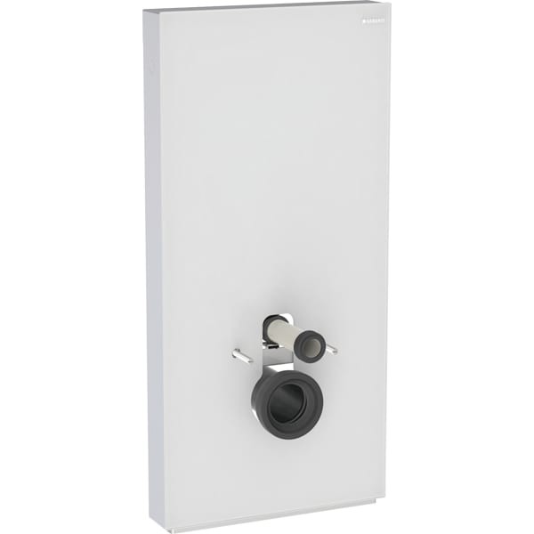 Geberit Monolith Sanitärmodul für Wand-WC, 101 cm, Frontverkleidung aus Glas: Front:, 131022TD5