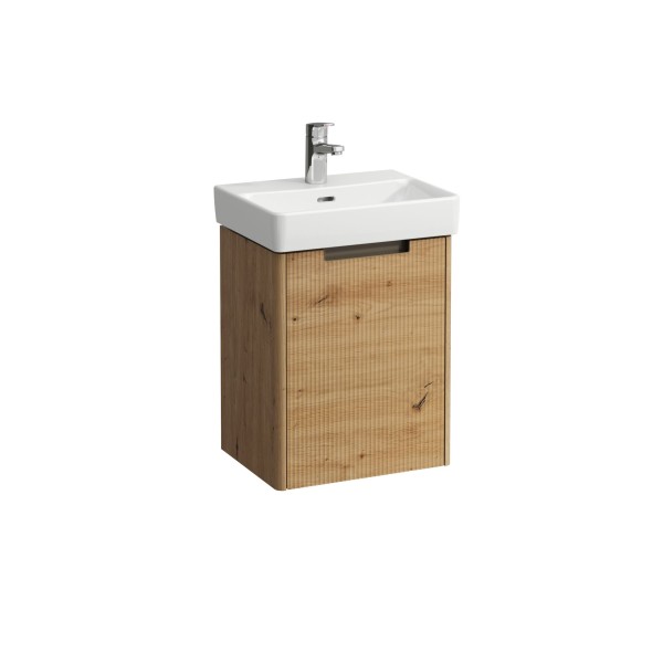 LAUFEN Waschtischunterschrank JUNA 320x422x515 1 Tür rechts m. Griffmulde f.WT H815961 wildeiche, H4